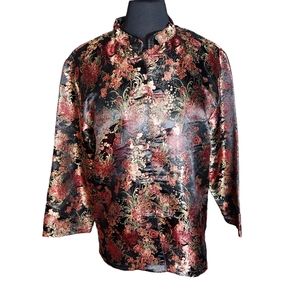 Robert Louis Asian Art-to-Wear Blazer Jacket